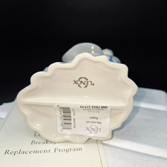 Lenox Skating Penguin Figurine With Hat & Scarf Ceramic Winter Décor 4.5" - Picture 5 of 8